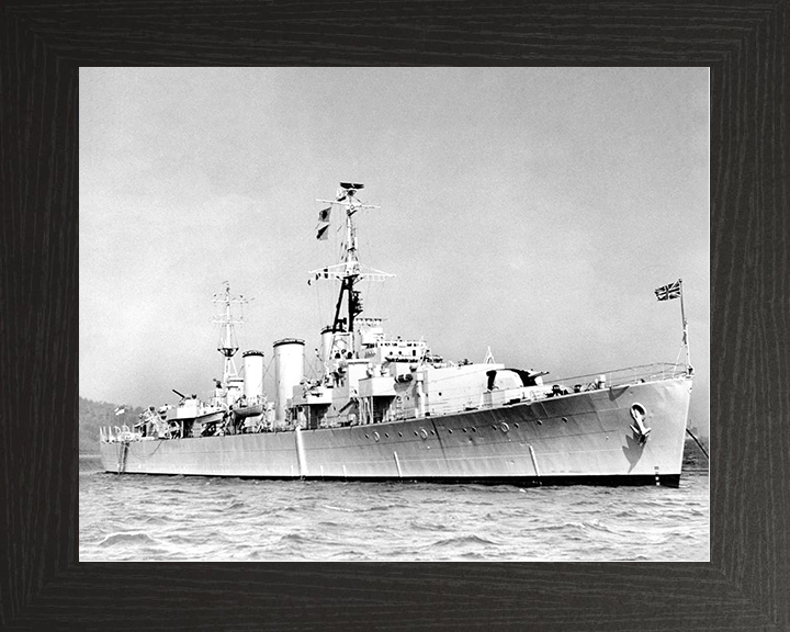 HMS Apollo (M01) Royal Navy Abdiel Class Minelayer Starboard View Warship Photo Print Wall Art Decor Posters, Prints, & Visual Artwork Hampshire Prints 10 x 8 Black Frame No