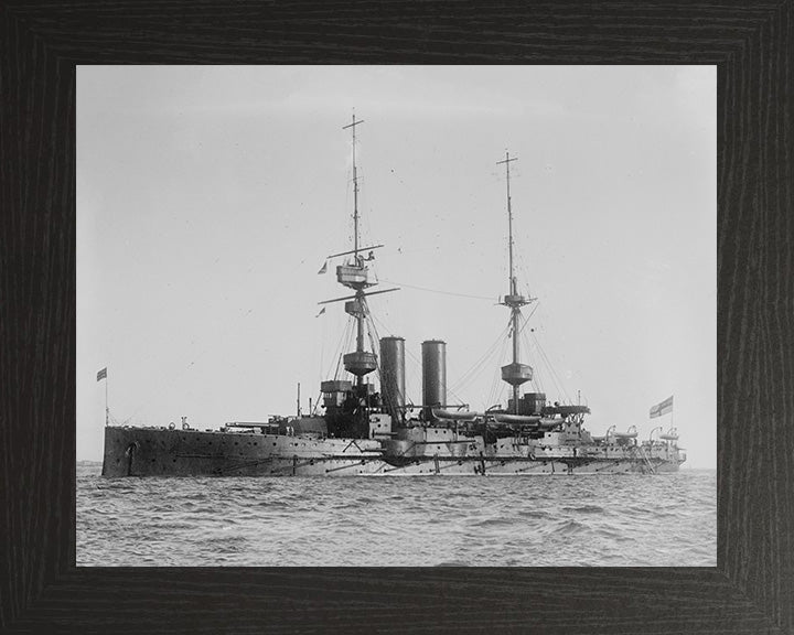 HMS Albemarle (1901) Royal Navy pre dreadnought Photo Print or Framed Print - Hampshire Prints