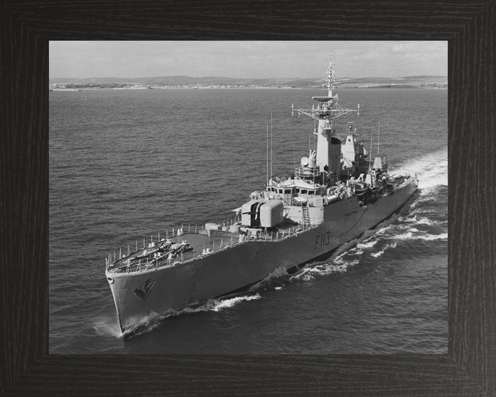 HMS Falmouth F113 Royal Navy Rothesay Class frigate Photo Print or Framed Print - Hampshire Prints