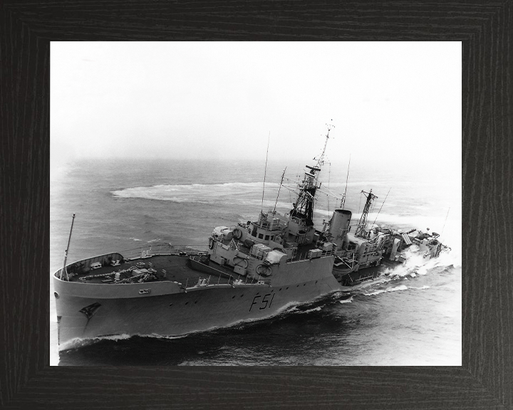 HMS Grafton F51 Royal Navy Blackwood class frigate Photo Print or Framed Print - Hampshire Prints