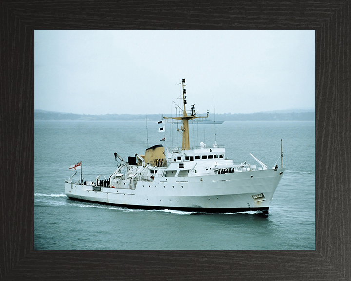 HMS Fawn A325 Royal Navy Bulldog class ship Photo Print or Framed Print - Hampshire Prints