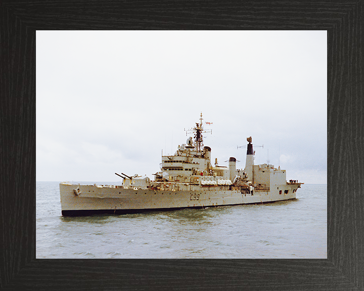 HMS Blake (C99) Royal Navy Tiger Class Light Cruiser Starboard View Photo Print Wall Art Decor Posters, Prints, & Visual Artwork Hampshire Prints 10 x 8 Black Frame No