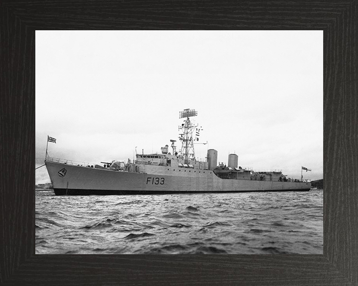 HMS Tartar (F133) Photo Print - At Anchor 1962 - Royal Navy Tribal Class Frigate