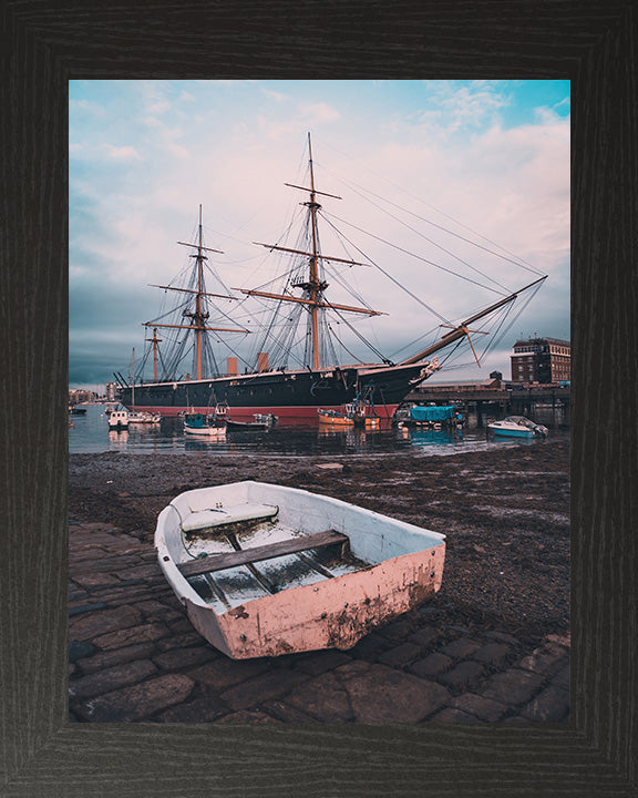 HMS Warrior 1860 | Photo Print | Framed Print | Poster | Steam-powered Armoured Frigate | Royal Navy Hampshire Prints