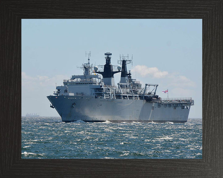 HMS Albion L14 Royal Navy Albion Class amphibious ship Photo Print or Framed Print - Hampshire Prints