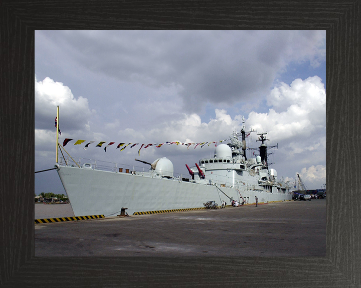 HMS Newcastle (D87) Photo Print - Ho Chi Min City Port - Royal Navy Type 42 Destroyer