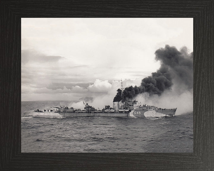 HMS Quail G45 | Photo Print | Framed Print | Q Class | Destroyer | Royal Navy Hampshire Prints