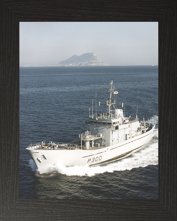 HMS Lindisfarne (P300) Photo Print - Gibraltar - Royal Navy Island Class Patrol Vessel