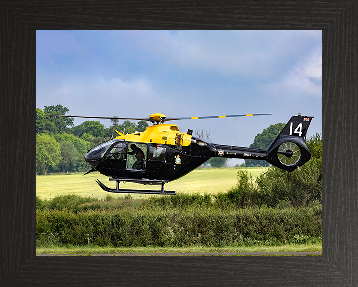 RAF Juno HT1 Helicopter Photo Print - Royal Air Force Aircraft Hampshire Prints 10 x 8 Black Frame No