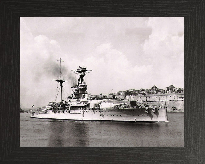 HMS Ramillies (07) Royal Navy Revenge class battleship Photo Print or Framed Print - Hampshire Prints