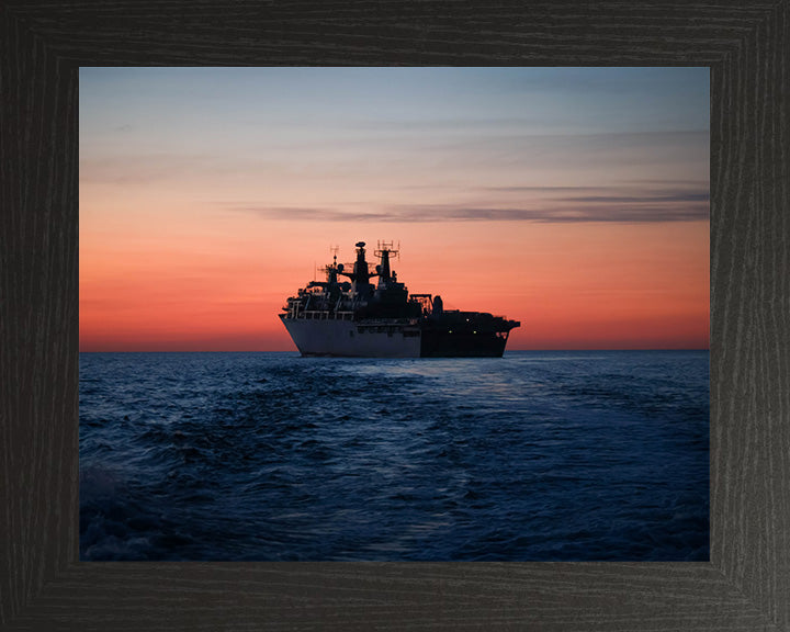 HMS Albion L14 Royal Navy Albion Class amphibious ship Photo Print or Framed Print - Hampshire Prints