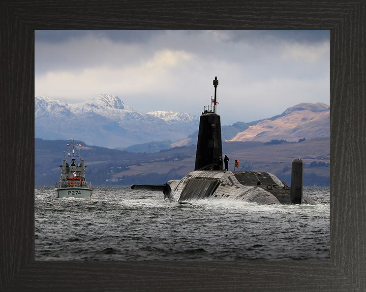 HMS Vigilant S30 Royal Navy Vanguard class Submarine Photo Print or Framed Print - Hampshire Prints