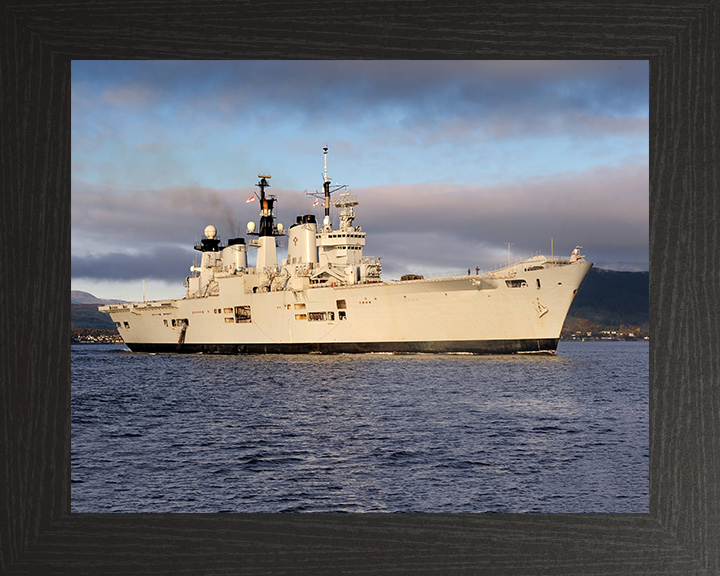 HMS Illustrious R06 Royal Navy Invincible class Aircraft Carrier Photo Print or Framed Print - Hampshire Prints