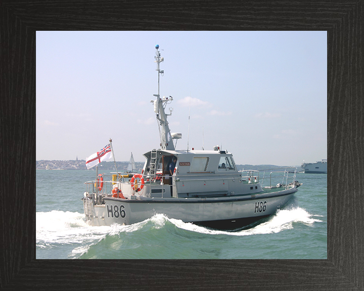 HMS Gleaner H86 Royal Navy Survey Motor Launch Photo Print or Framed Photo Print - Hampshire Prints