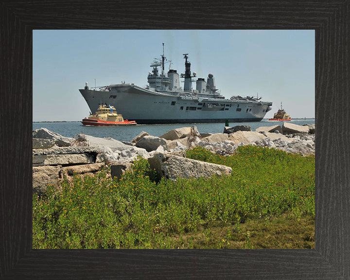 HMS Ark Royal R07 Royal Navy Invincible class aircraft Carrier Photo Print or Framed Print - Hampshire Prints