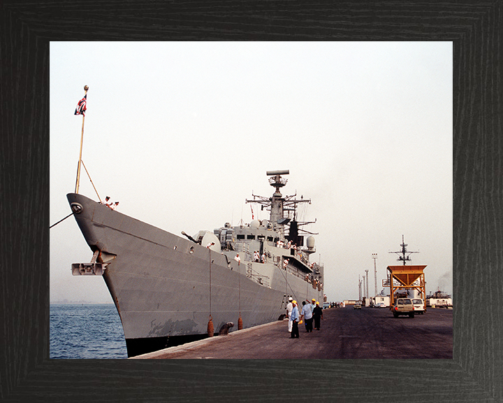 HMS Chatham F87 in Bahrain | Photo Print | Framed Print | Poster | Type 22 | Frigate | Royal Navy Hampshire Prints