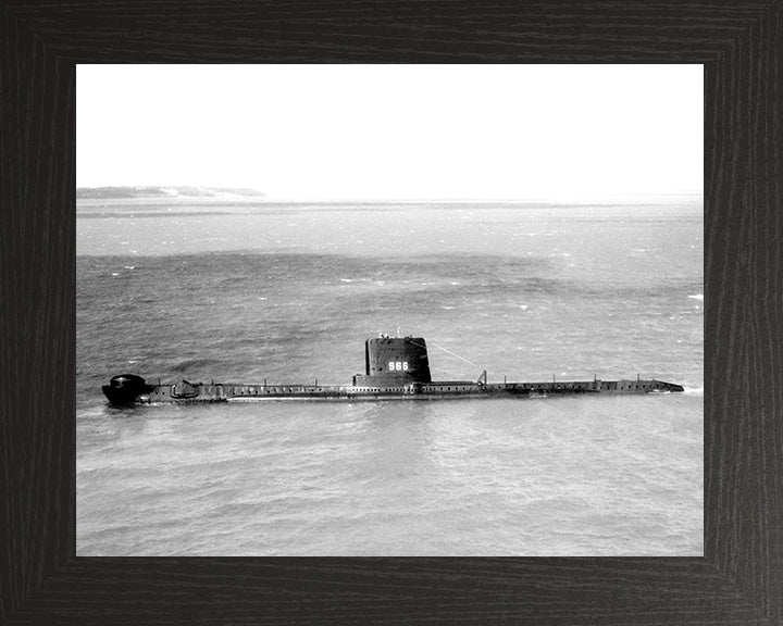 HMS Alderney S66 (P416) Royal Navy Amphion class submarine Photo Print or Framed Print - Hampshire Prints