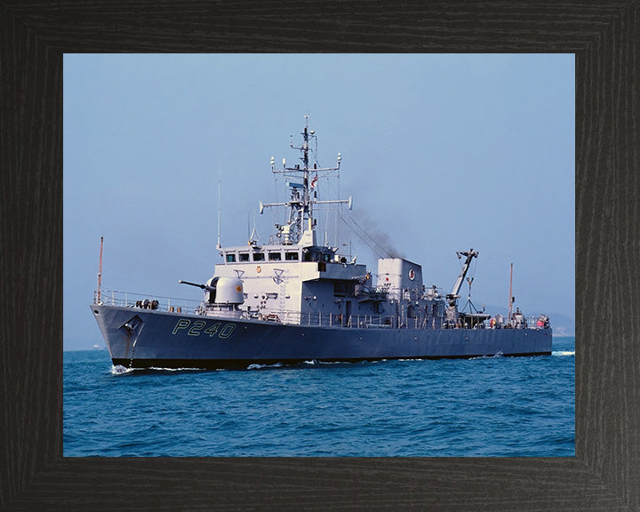 HMS Plover P240 Royal Navy Peacock class patrol vessel Photo Print or Framed Print - Hampshire Prints