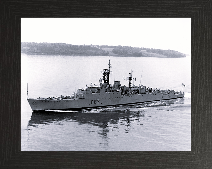 HMS Ulster (F83) Photo Print- Plymouth Sound 1969 - Royal Navy Type 15 Frigate
