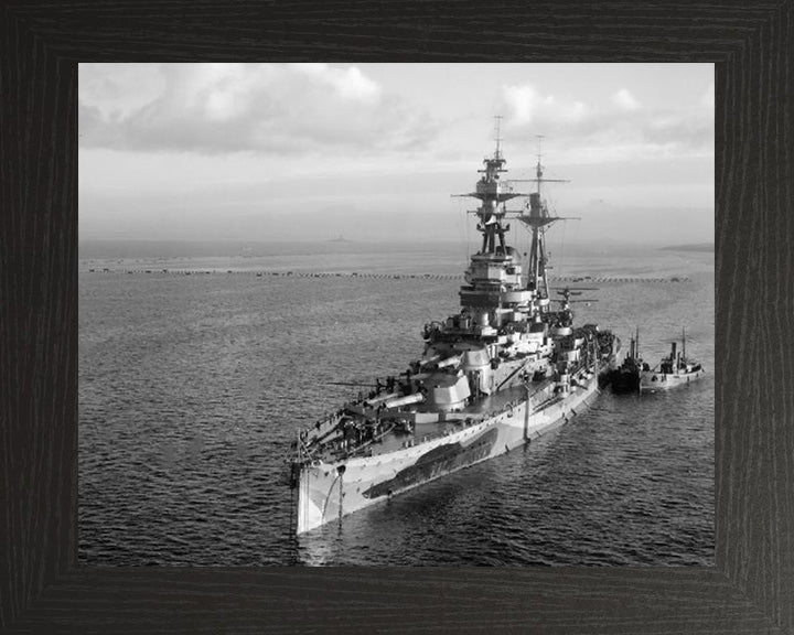 HMS Resolution (09) Royal Navy Revenge class battleship Photo Print or Framed Print - Hampshire Prints