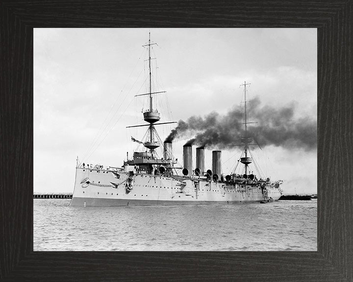 HMS Powerful (1895) Royal Navy Danae Powerful cruiser Photo Print or Framed Photo Print - Hampshire Prints