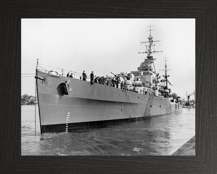 HMS Black Prince (81) | Photo Print | Framed Print | Dido Class | Light Cruiser | Royal Navy Hampshire Prints