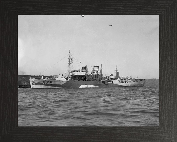 HMS Azalea K25 Royal Navy Flower class corvette Photo Print or Framed Print - Hampshire Prints