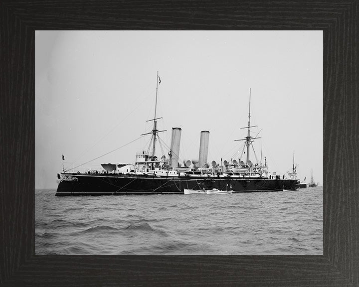 HMS Blake (1889) Royal Navy Blake class protected cruiser Photo Print or Framed Photo Print - Hampshire Prints