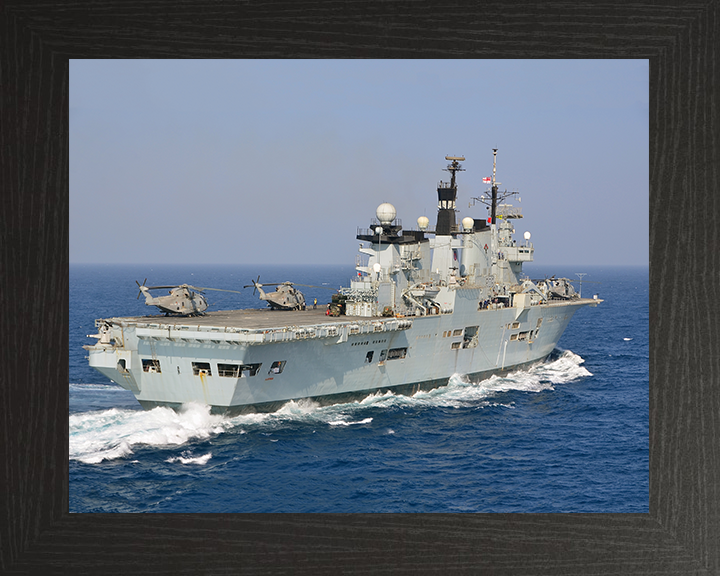 HMS Illustrious R06 | Photo Print | Framed Print | Invincible Class | Aircraft Carrier | Royal Navy Hampshire Prints