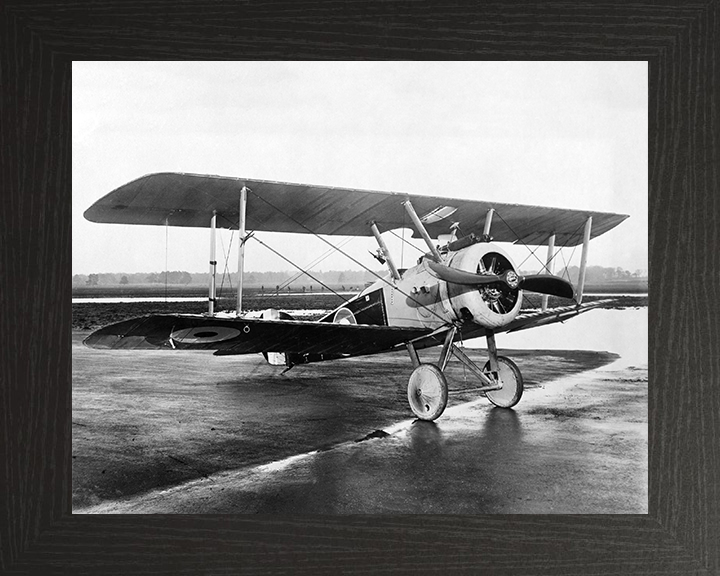 Sopwith Camel F.1 Biplane 1918 Photo Print - Royal Air Force Aircraft Hampshire Prints 10 x 8 Black Frame No