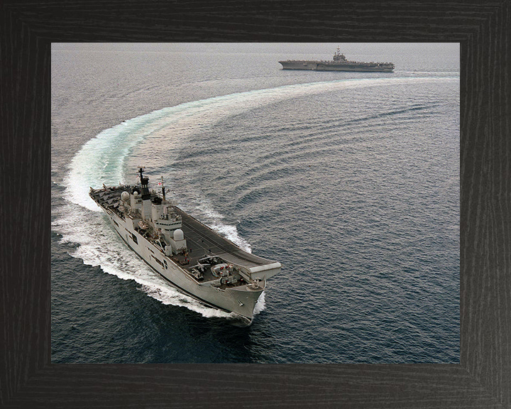 HMS Illustrious (R06) Photo Print - Arabian Gulf 1998 - Royal Navy Invincible Class Aircraft Carrier