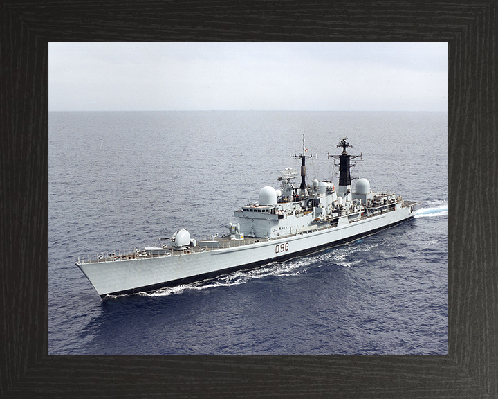 HMS York (D98) Photo Print - Port Side View 2002 - Royal Navy Type 42 Destroyer