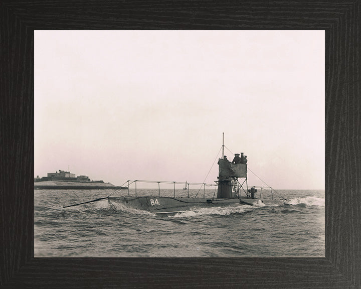 HMS B4 Royal Navy B class submarine Photo Print or Framed Print - Hampshire Prints