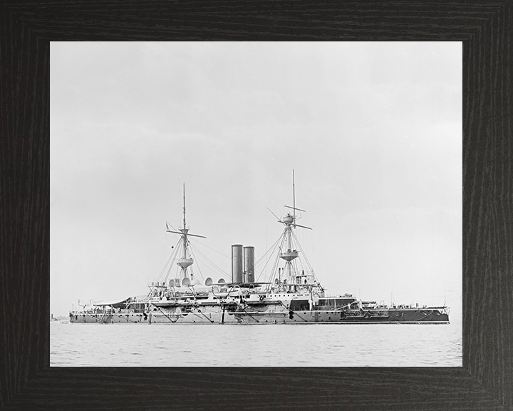 HMS Hood | Photo Print | Framed Print | Sovereign Class | Pre Dreadnought | Battleship | Royal Navy Hampshire Prints