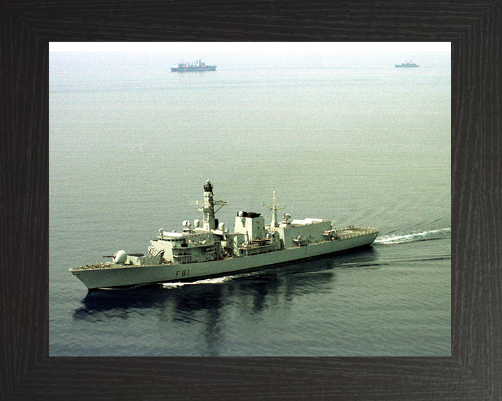 HMS Sutherland (F81) Photo Print - At Sea 2000 - Royal Navy Type 23 Frigate