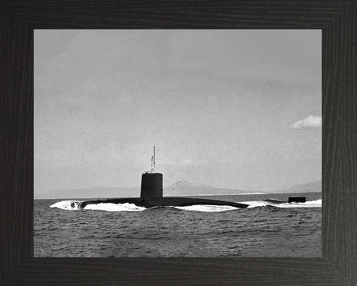 HMS Conqueror S48 Royal Navy Churchill class Submarine Photo Print or Framed Print - Hampshire Prints