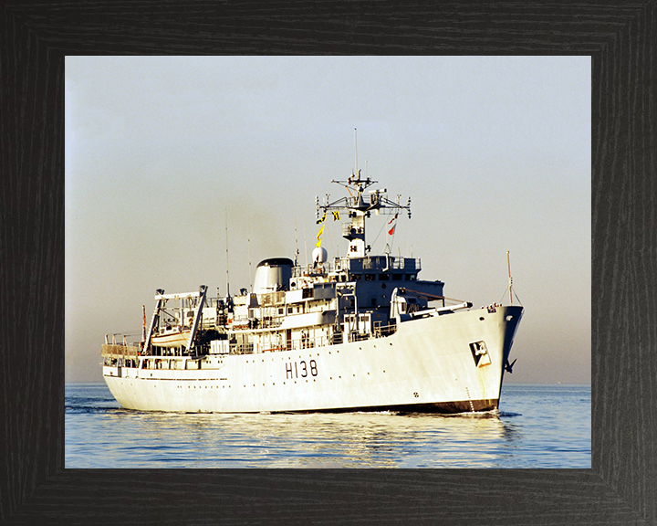 HMS Herald H138 Royal Navy Hecla class survey vessel Photo Print or Framed Print - Hampshire Prints