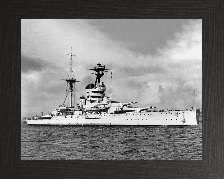 HMS Resolution (09) Royal Navy Revenge class battleship Photo Print or Framed Print - Hampshire Prints