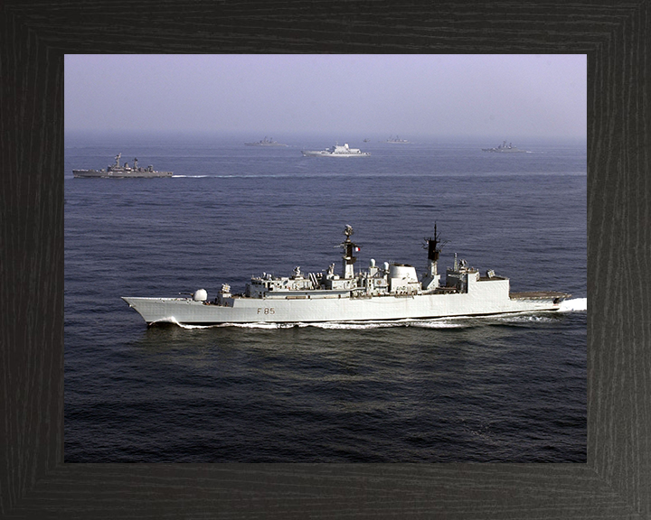HMS Cumberland (F85) Photo Print - At sea 2000 - Royal Navy Type 22 Frigate