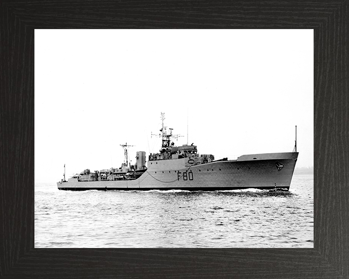 HMS Duncan (F80) Royal Navy Blackwood Class Frigate Starboard View Photo Print Wall Art Decor Posters, Prints, & Visual Artwork Hampshire Prints 10 x 8 Black Frame No