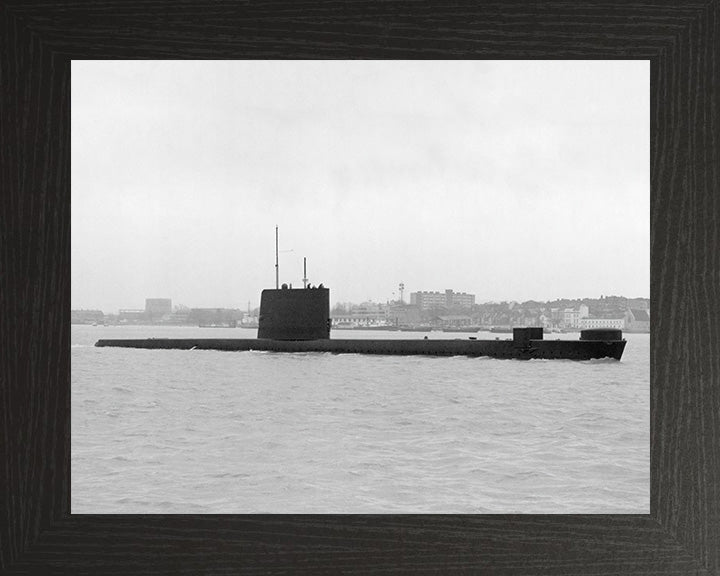 HMS Walrus S08 Royal Navy Porpoise class Submarine Photo Print or Framed Print - Hampshire Prints