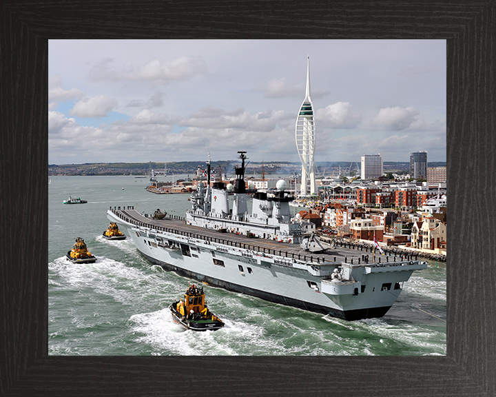 HMS Illustrious R06 | Photo Print | Framed Print | Invincible Class | Aircraft Carrier | Royal Navy Hampshire Prints