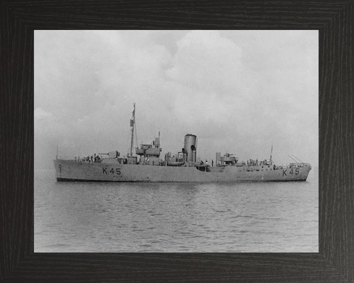 HMS Convolvulus K45 Royal Navy Flower class corvette Photo Print or Framed Print - Hampshire Prints