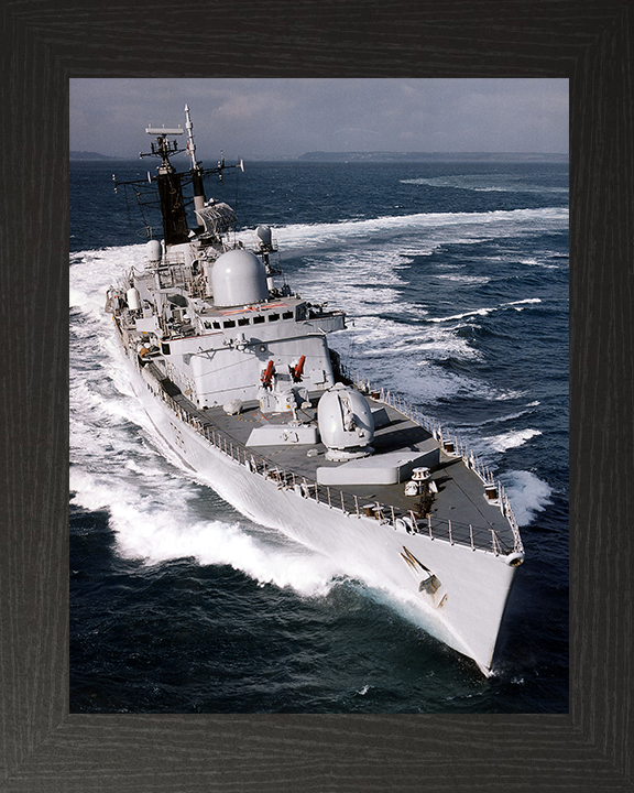 HMS York (D98) Photo Print - Bow View 2004 - Royal Navy Type 42 Destroyer