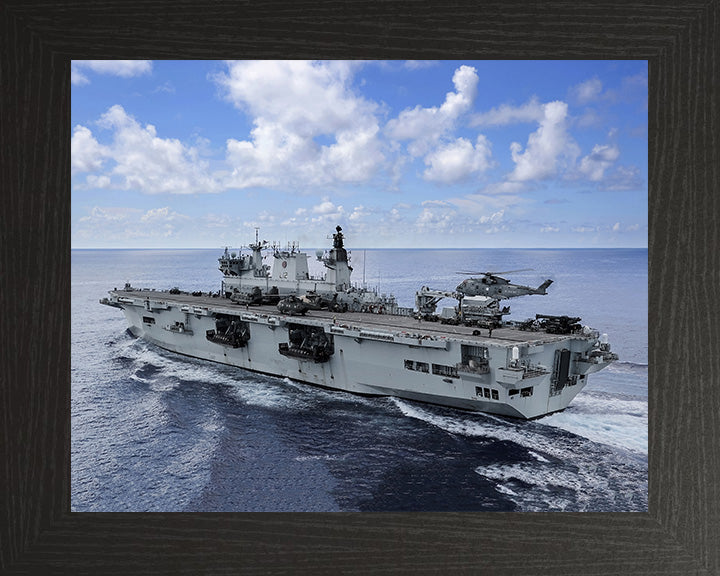 HMS Ocean L12 Royal Navy helicopter carrier Photo Print or Framed Photo Print - Hampshire Prints