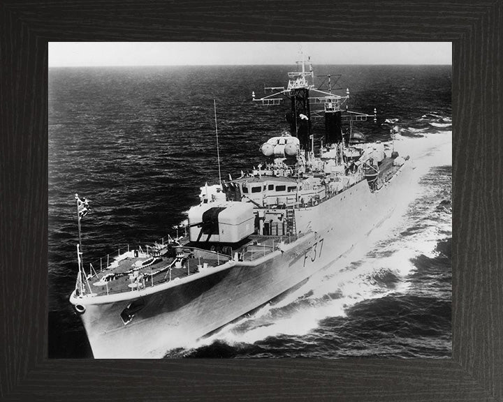 HMS Jaguar F37 Royal Navy Leopard class Frigate Photo Print or Framed Print - Hampshire Prints