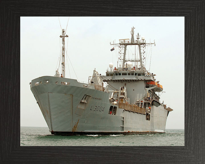 RFA Sir Bedivere (L3004) Photo Print - Arabian Gulf 2007 - Royal Fleet Auxiliary Round Table Class Ship Posters, Prints, & Visual Artwork Hampshire Prints 10 x 8 Black Frame No
