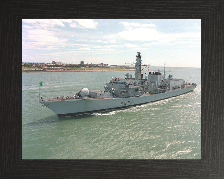 HMS Westminster (F237) Photo Print - Off Portsmouth 2001 - Royal Navy Type 23 Frigate