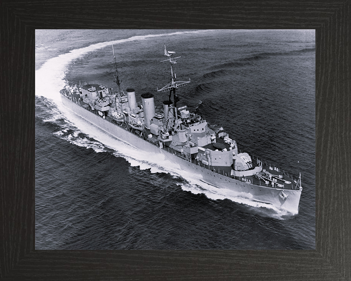 HMS Apollo (M01) Photo Print - At Sea - Royal Navy Abdiel Class Minelayer Posters, Prints, & Visual Artwork Hampshire Prints 10 x 8 Black Frame No