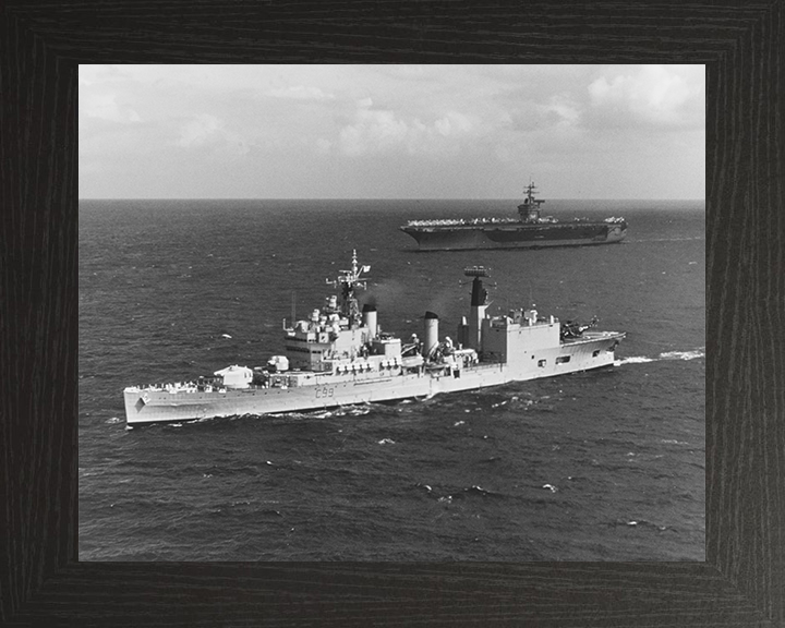 HMS Blake (C99) Photo Print - At Sea 1975 - Royal Navy Tiger Class Light Cruiser
